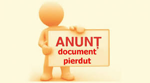 Pierdut carnet de student