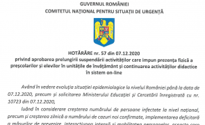 Elevii vor învăța tot online. Documentul a fost semnat de Ludovic Orban înainte de demisie