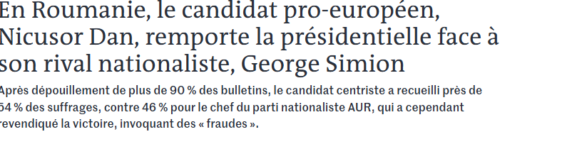 Ce spune presa din Franța despre alegerile din România