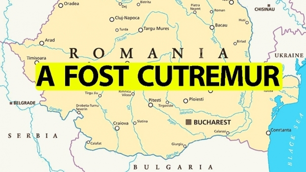 ULTIMĂ ORĂ! Cutremur în România