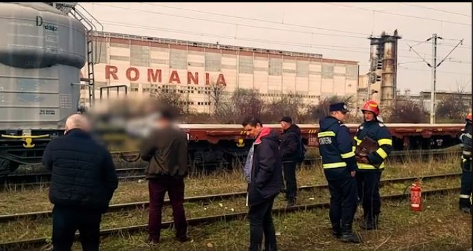 Moarte cumplită în Gara Roman