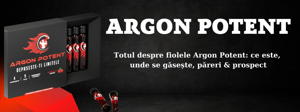 Argon Potent este un supliment alimentar pentru bărbați, care contribuie la îmbunătățirea potenței celor care suferă de disfuncție erectilă sau ejaculare precoce și care se găsește pe website-ul producătorului incepand cu prețul de 119 LEI.