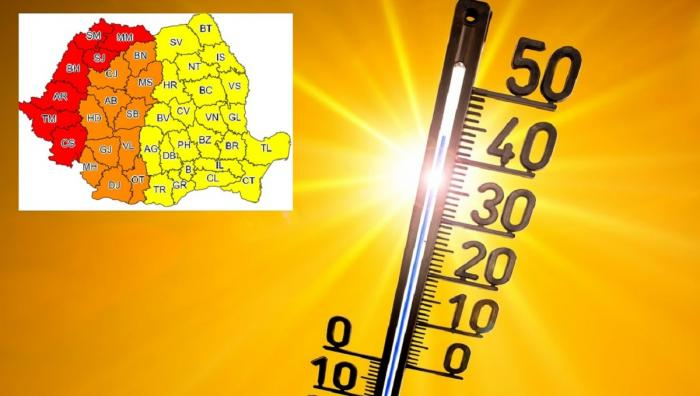 Cod ROȘU de CANICULĂ. Temperaturi de aproape 40 de grade. Se anunță Vijelii