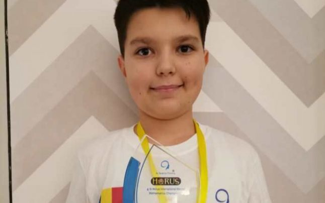 Un elev din Bacău a câștigat Olimpiada Internaţională de Aritmetică Mentală pentru Copii 
