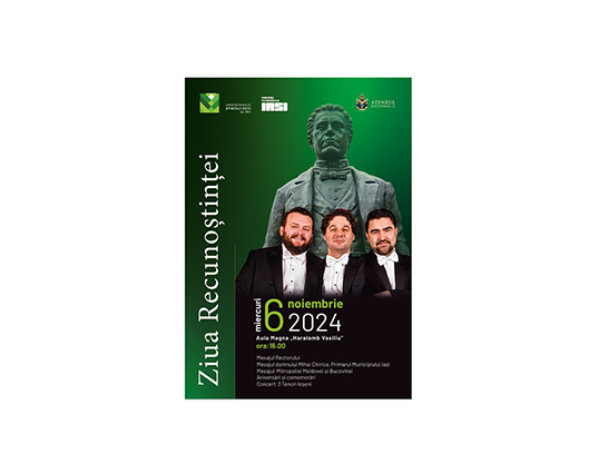  3 Tenori Ieșeni la Ziua Recunoștinței Universitare,  organizată de USV Iași 