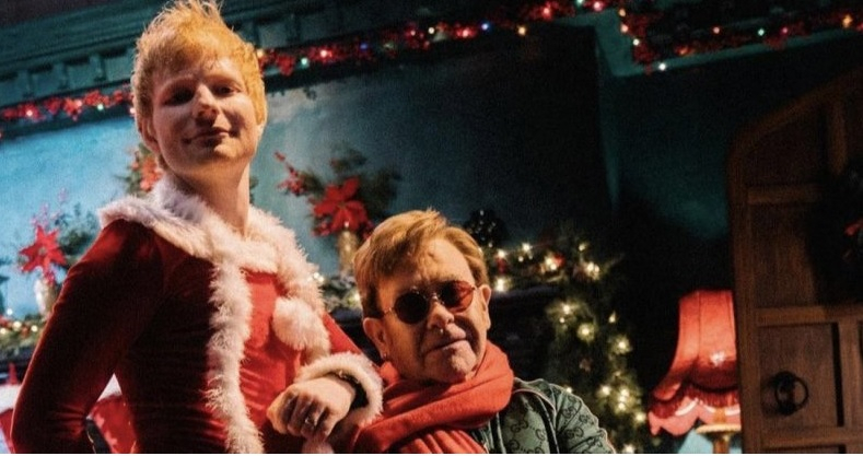 FOTO/VIDEO - Ed Sheeran şi Elton John au lansat „Merry Christmas”, cu care speră să domine topurile sezonului