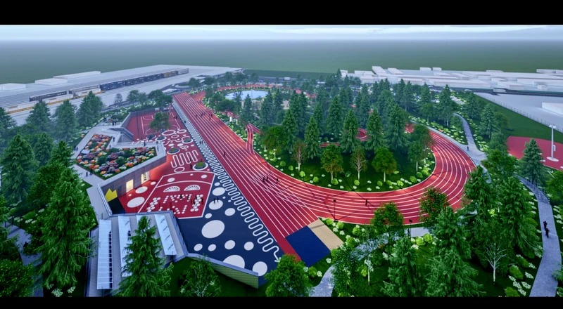 Proiect unic în țară, inspirat din Danemarca, realizat într-un oraș din România. Ce are special Athletic Park