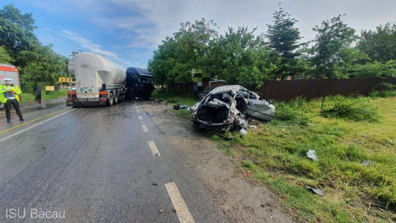 Accident mortal la Bacău