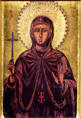 Sarbatori religioase - 29 octombrie. Viata Sfintei Cuvioase Anastasia Romana