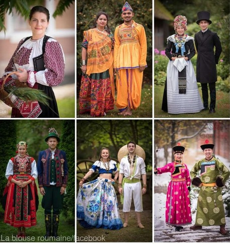  1.700 de fotografii despre costumele populare din 55 de țări, expuse la Odorheiu Secuiesc
