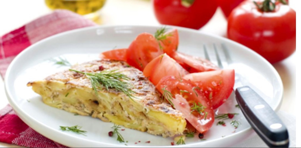  Idei pentru micul dejun. Omletă cu legume
