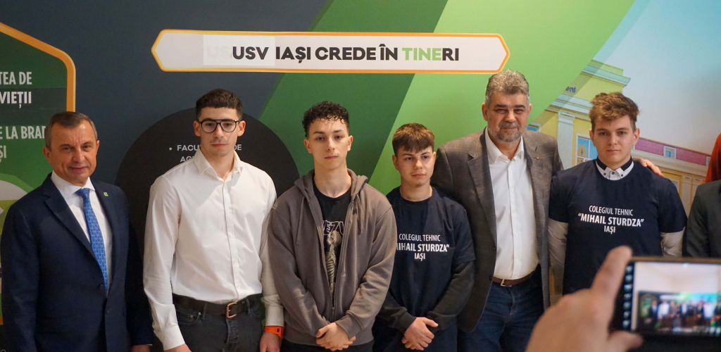 USV  Iași a primit vizita prim-ministrului Marcel Ciolacu și a celor doi secretari de stat din Ministerul Educației