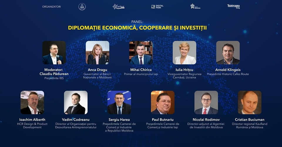 Primarul Mihai Chirica a participat la Forumul Economic de la Chișinău