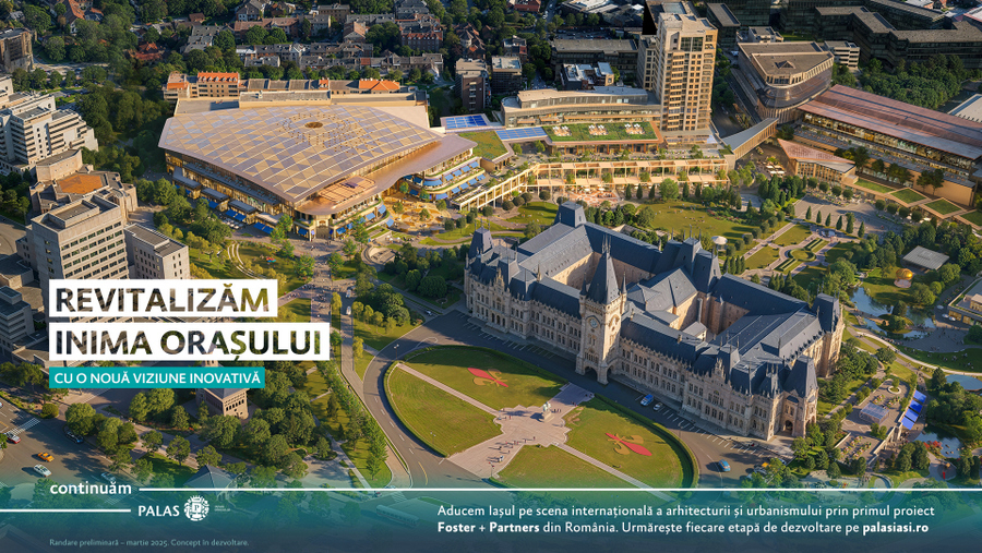 IULIUS continuă dezvoltarea Palas Iaşi, după un concept al renumitului birou de arhitectură Foster + Partners: branduri în premieră regională, experiențe noi de dining și recreere, nou centru de conferințe, parc extins și mai multe evenimente
