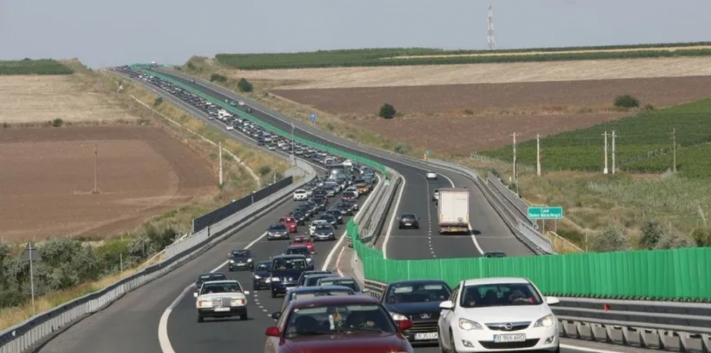 Trafic aglomerat spre Litoral