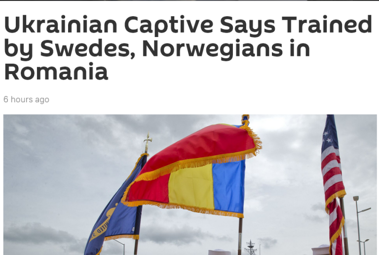 Se complică situația: soldat ucrainean capturat de ruși spune că a fost antrenat în România de suedezi și norvegieni