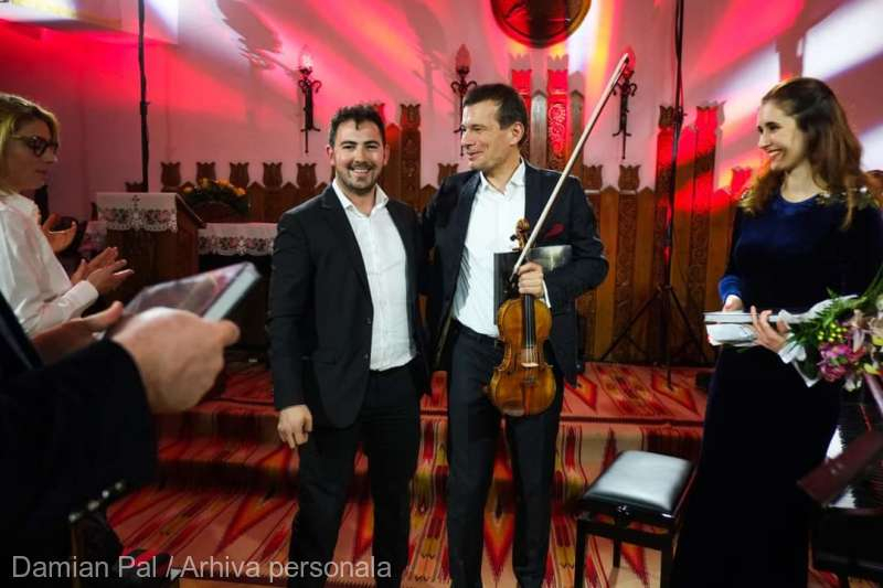   Alexandru Tomescu aduce din nou vioara Stradivarius la Bacău