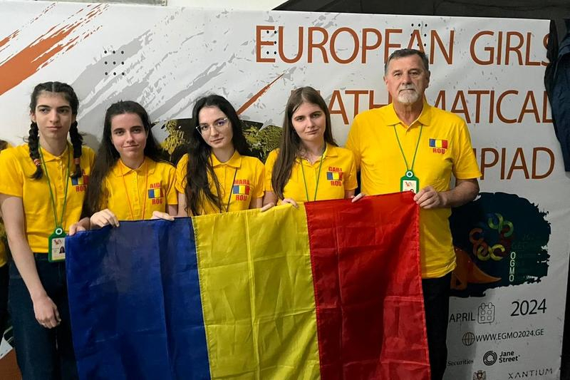 România a obținut aur și argint la Olimpiada Europeană de Matematică pentru Fete