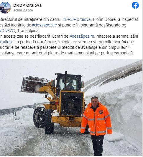 Zăpadă de 4 metri pe Transalpina