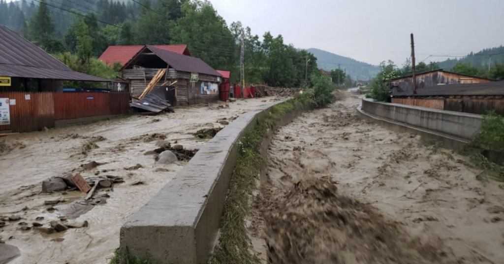  Inundații la Bacău