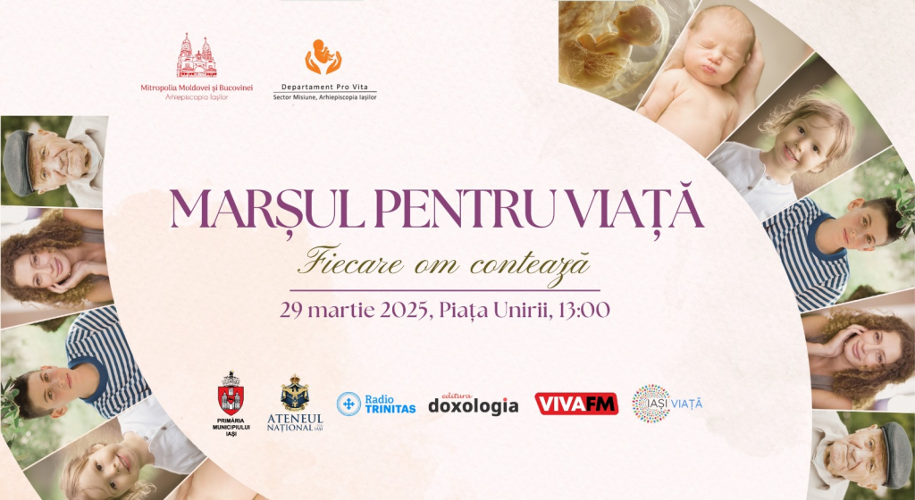„Marșul pentru Viață”. Comunitatea Iașului, invitată să sprijine mamele și copiii