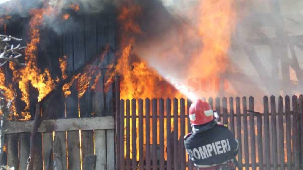 Incendiu grav la Neamț