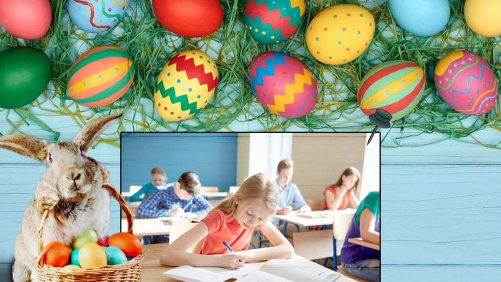 Elevii vor avea vacanță de Paște anul viitor