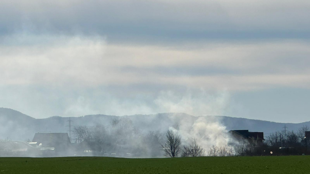 14 incendii la Bacău, în doar o zi