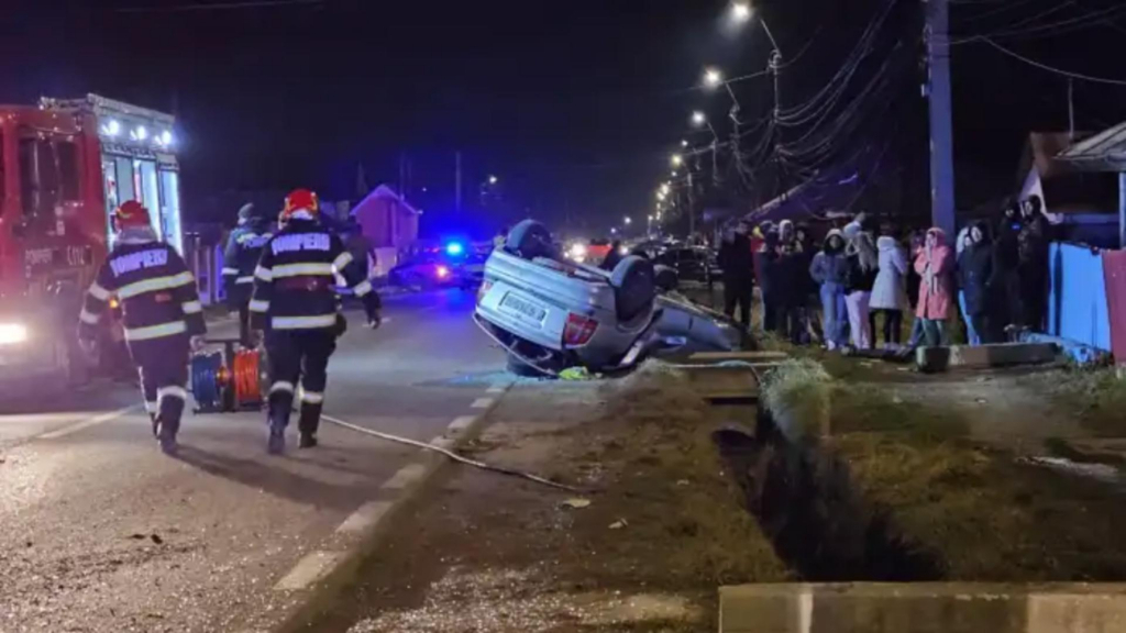 Accident la Vaslui. Patru persoane au ajuns la spital