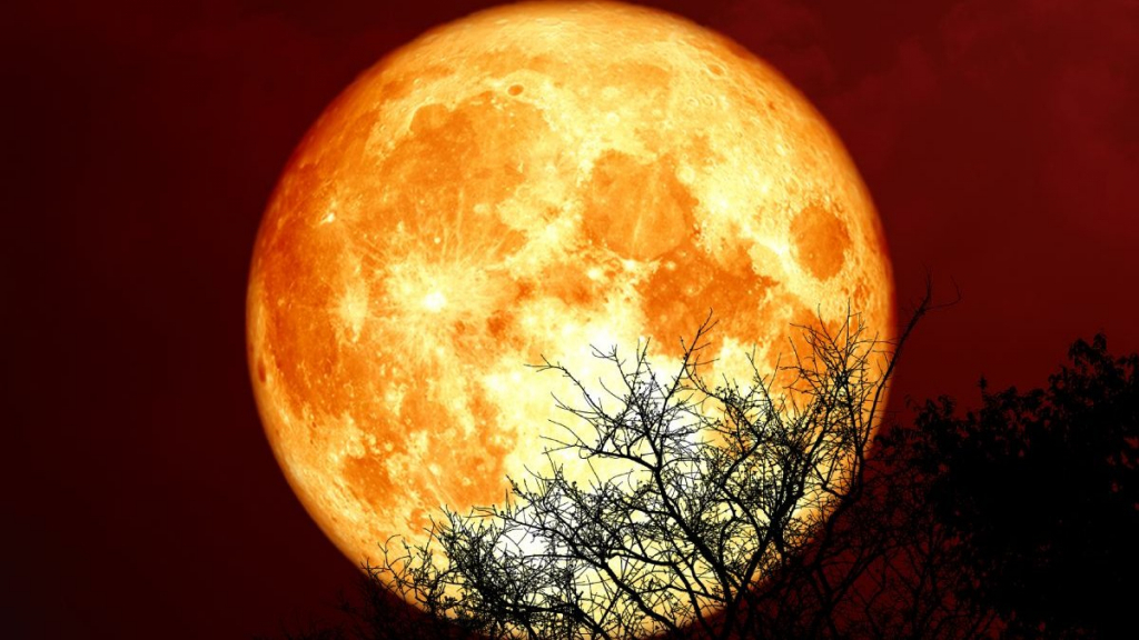 Eclipsa de Lună Plină sau Luna Sângerie