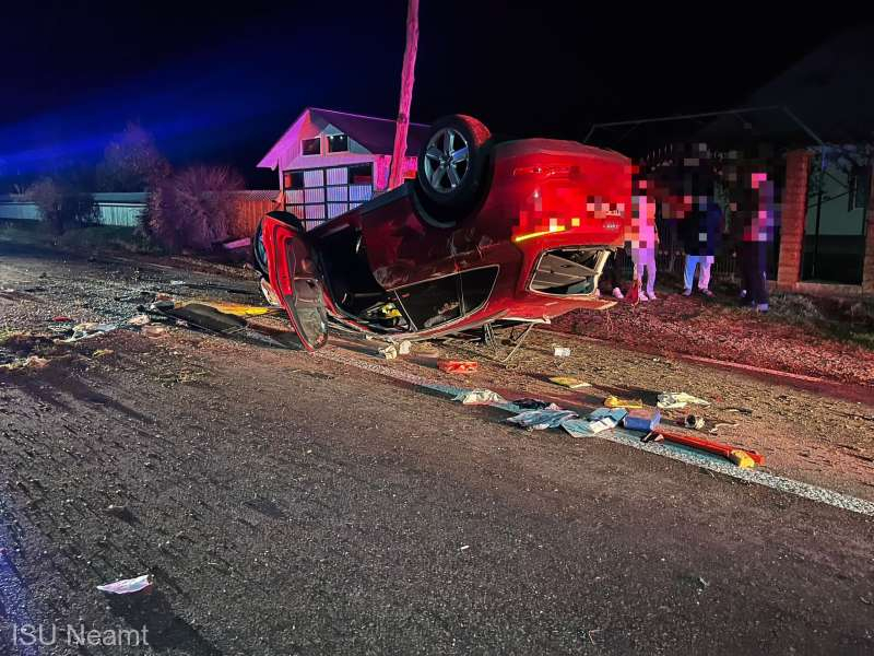 Accident cu patru victime, la Neamț