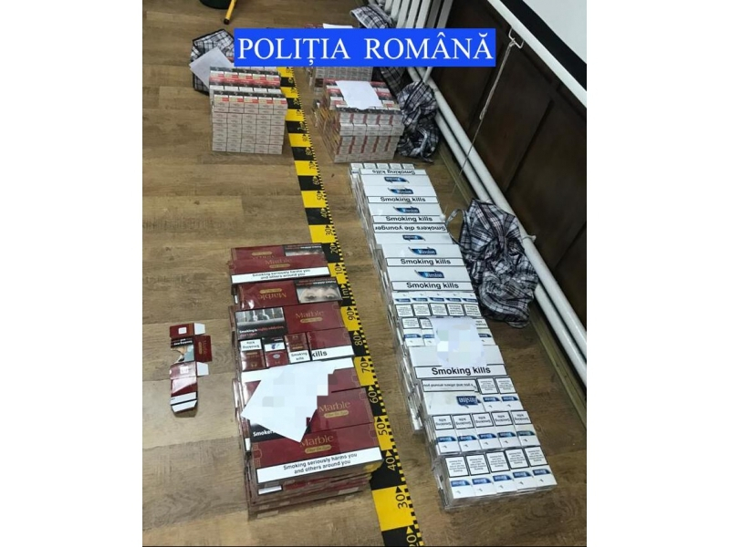 Buncăr amenajat la Mărgineni, plin cu aproape 60.000 de ţigarete de contrabandă