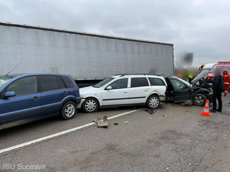 Accident grav pe centura Sucevei, de Sfânta Parascheva