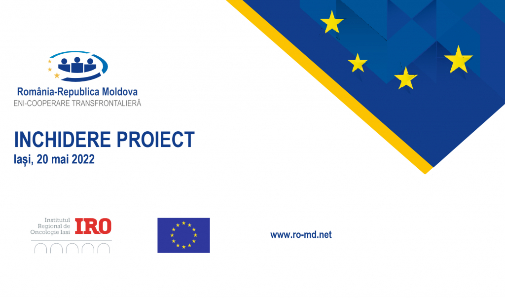 Institutul Regional de Oncologie Iaşi, beneficiar, anunta inchiderea proiectului ”Rețeaua de excelență pentru diagnostic și cercetare în bolile cancerului pulmonar” 
