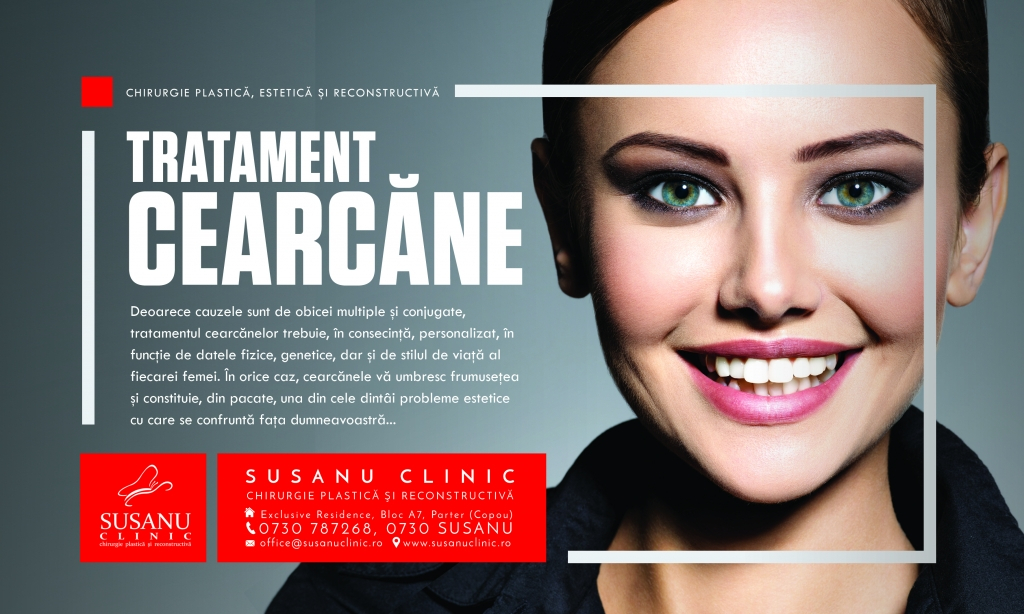 SUSANU CLINIC Cauze şi tratament cearcăne/pungi sub ochi