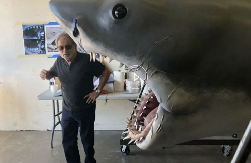 FOTO/VIDEO - Rechinul Bruce va teroriza vizitatorii Muzelui Oscarurilor