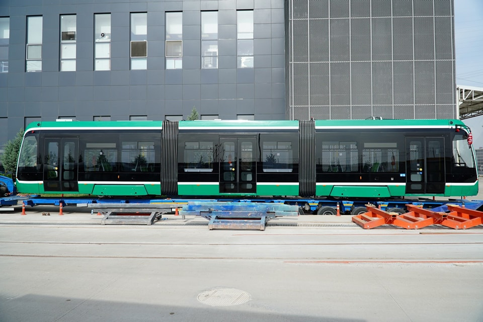 Primul tramvai Bozankaya scurt a sosit la Iași