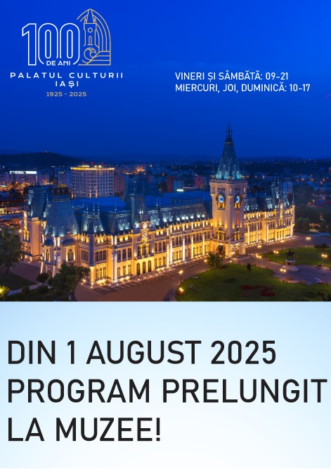 Palatul Culturii din Iași extinde programul de vizitare în weekend. Cultura se prelungește până seara târziu