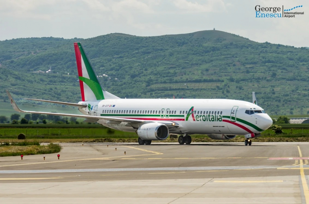 Curse zilnice AeroItalia de la Bacău spre Aeroportul Internațional „Leonardo da Vinci” de lângă Roma