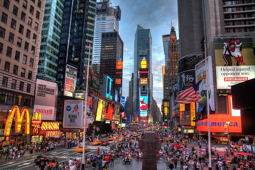  Revelion online, în Times Square