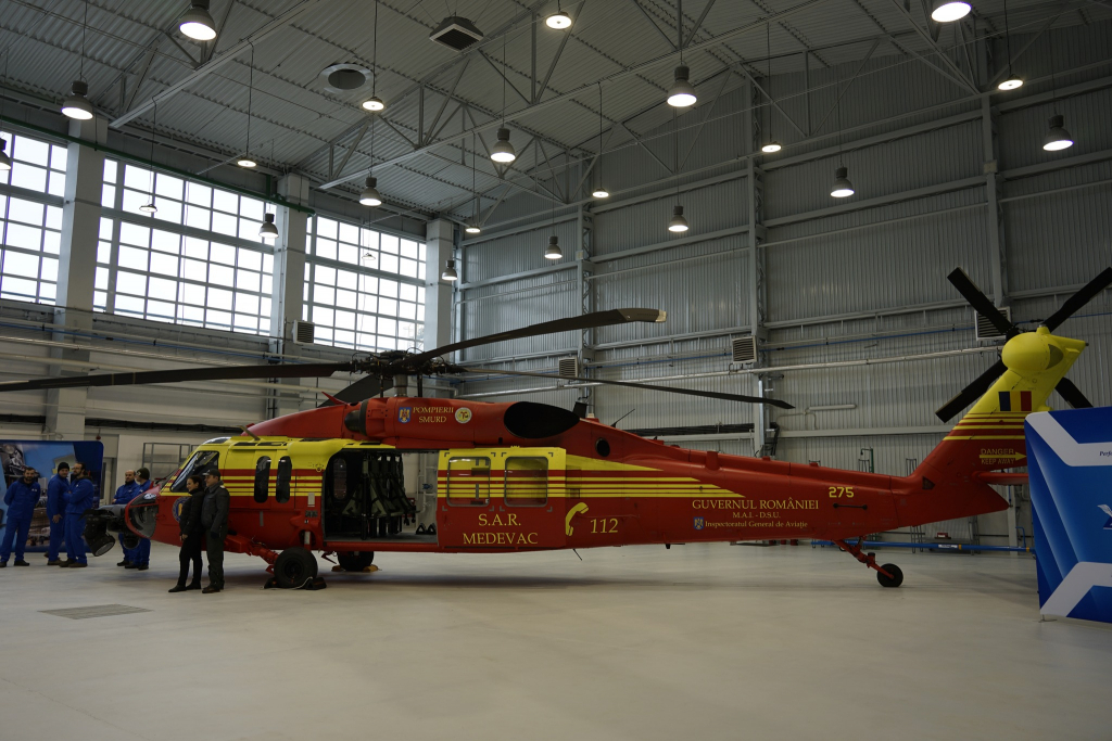 Aerostar Bacău devine Centru Autorizat de Mentenanță pentru elicopterele de tip Black Hawk