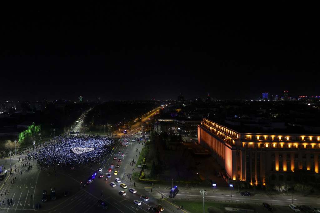 Apariție surprinzătoare la manifestația pro-Europa