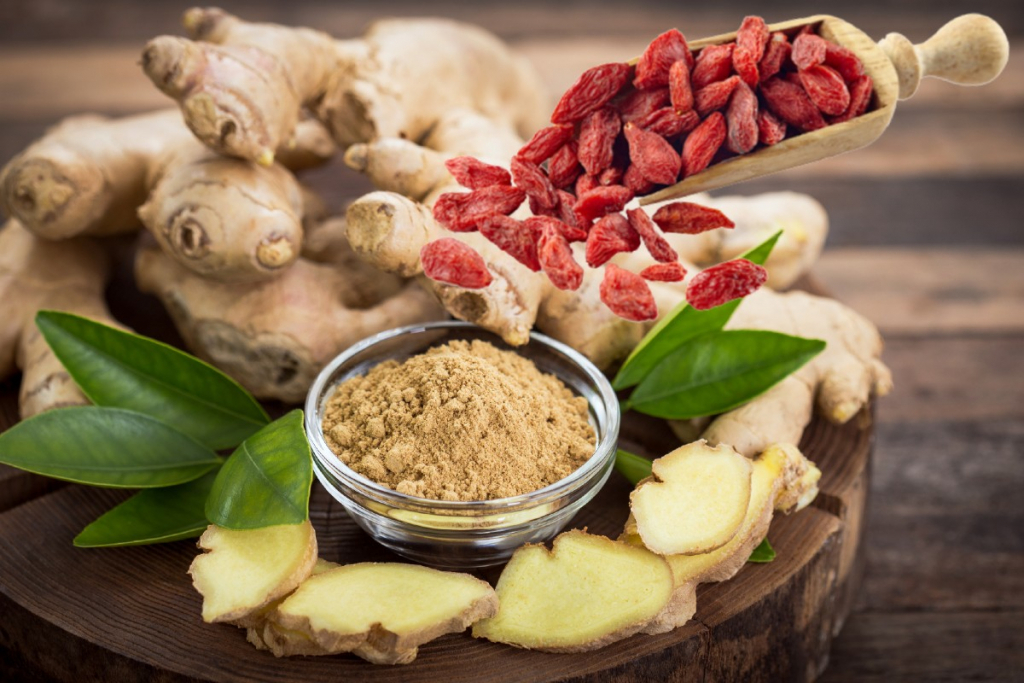 Terapii naturiste - Darurile fructelor de goji și al rădăcinii de ghimbir