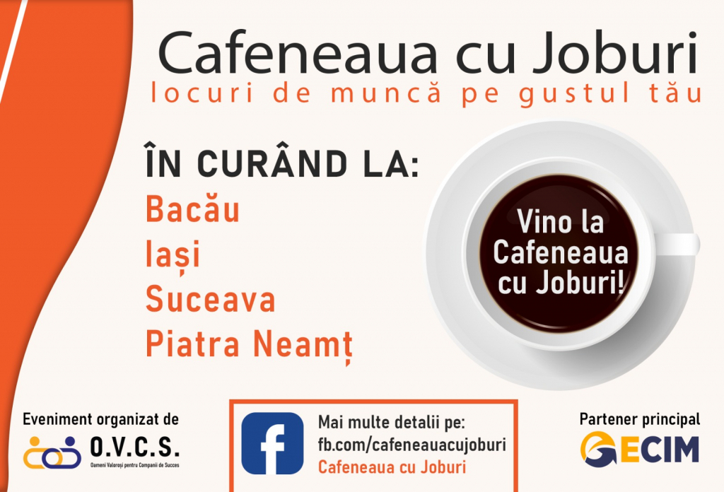 Cafeneaua cu Joburi revine într-o nouă formă de organizare