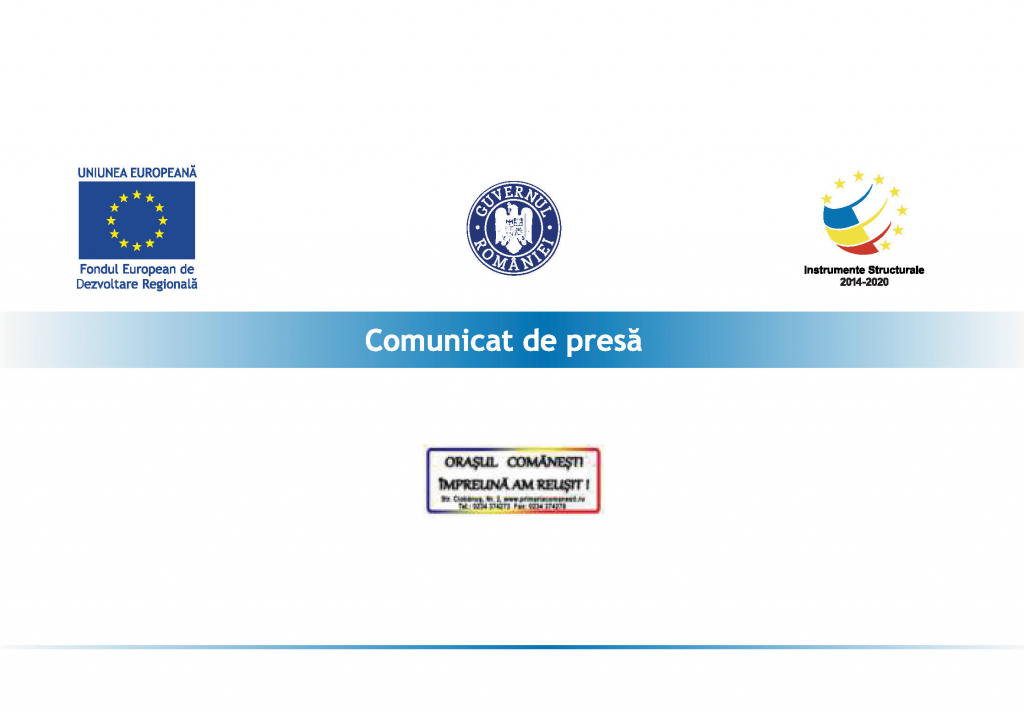 Spitalul orășenesc ”Ioan Lascăr” Comănești – Lansarea proiectului << Creșterea capacității de îngrijire și tratament a bolnavilor de SARS COV 2 în Spitalul orășenesc ”Ioan Lascăr” Comănești >>, COD SMIS – 155480