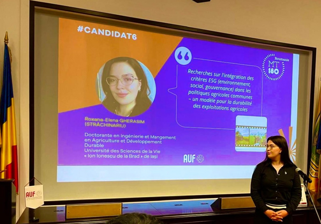 Roxana Gherasim, tânăra cercetătoare care aduce sustenabilitatea în centrul cercetării universitare