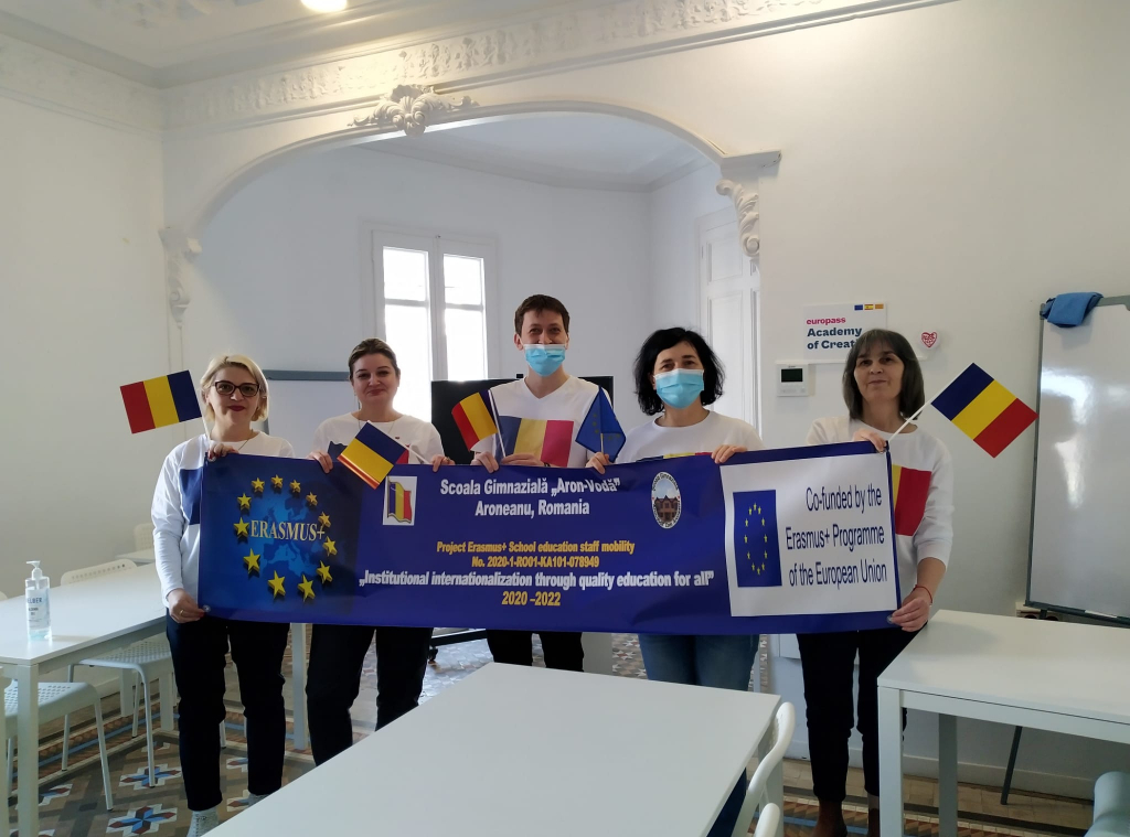 Al doilea flux de mobilităţi Erasmus+ la Şcoala Gimnazială „Aron-Vodă” Aroneanu