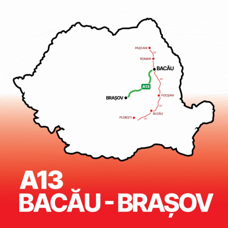 Se reia licitația pentru Autostrada Brașov-Bacău