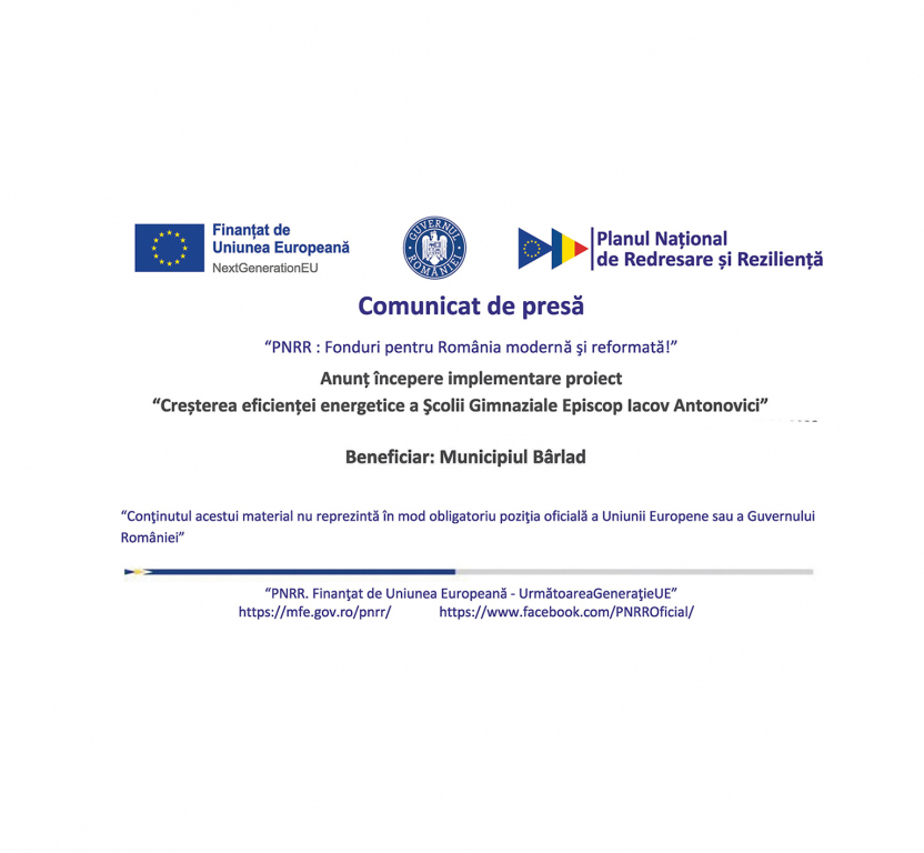 Municipiul Barlad – 