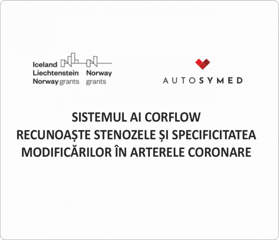 Sistemul AI Corflow recunoaște stenozele și specificitatea modificărilor în arterele coronare